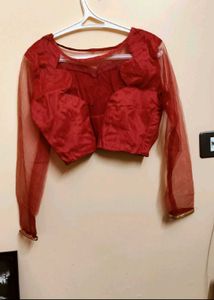 unused Elegant Maroon Blouse