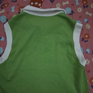 Green Polo Tank Top