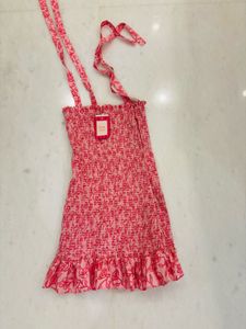 RED FLORAL DRESS ❤️