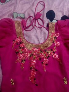 Pink Embroidered Salwar Kameez