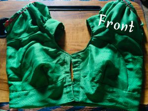 Readymade Green Blouse with Astar attached