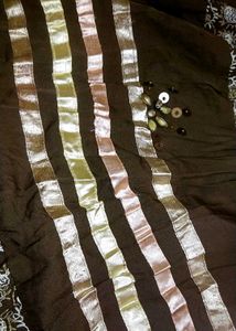 Boho Brown Striped Skirt