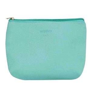 Smytten Leather Travel Pouch (Hard) - Sky Blue