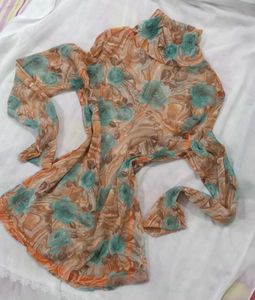 Long Sleeve Sheer Top