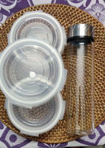 Borosil 5 Pc Tiffin Set