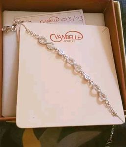 925 Sterling Silver Infinity Bracelet