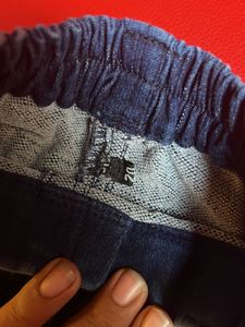 Cute Girl Denim Capri Pants
