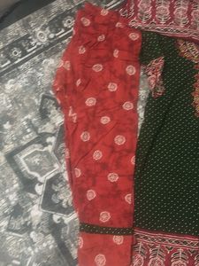 Tie-dye reyon Kurta Set