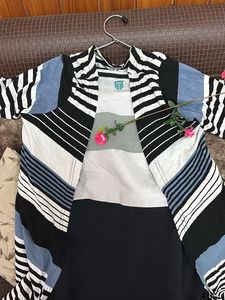 Striking Striped Duster Cardigan