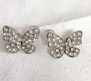 Butterfly Rhinestone Earrings
