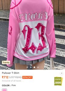 Pullover T-shirt Flat Jersy