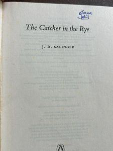 The Catcher In Rye