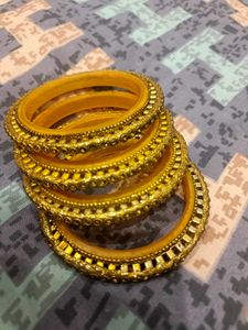 Golden Bangle kada 4 piece