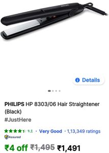 Philips High Quality Hair Straightener