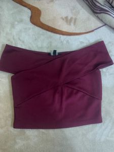 fasttt🥳🥳Chic Plum Crop Top