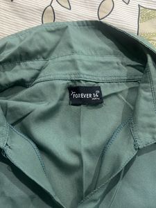 Forever 21 Green Button-Down