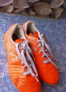 Orange Soccer Cleats