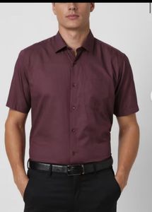 Van Heusen Men Printed Regular Fit Shirt