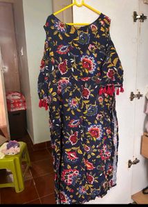 Amydus Floral Cold Shoulder Dress