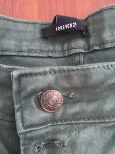Forever 21 Green Chinos