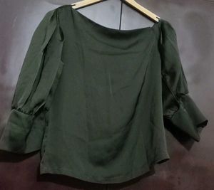Olive Color Top For 34 Bust
