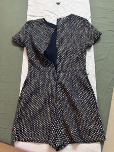 Patterned Mini Dress with shorts