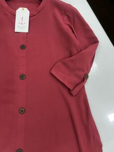 Elegant Button-Down kurti.