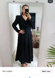 Long Black Partywear Dress