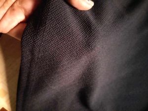 Black Top with Sheer Sleeves