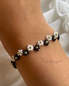Floral Beaded Anklets