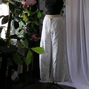 White Linen Pants