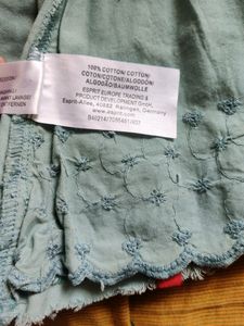 Denim Flared Skirt - One Of A Kind