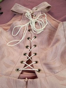 Sleeveless Stylish Frock For Girl