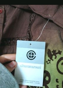 Embroidered Button-Up Top