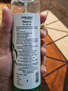 Keya Seth Aromatherapy Toner Skin Hydrating For Oily Skin