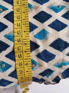 Diamond Print Maxi Dress with Embellished Neckline