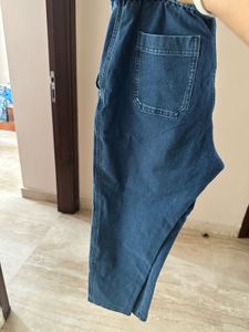 Blue Denim Joggers
