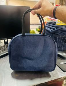 Navy Blue Lunch Bag