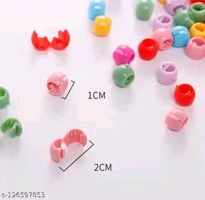 Colorful Mini Hair Claw Clips (50 Beats)