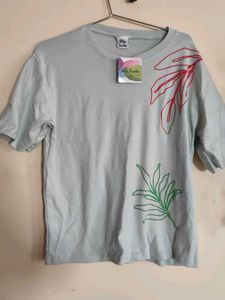 Leaf Print T-Shirt