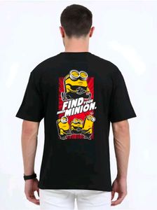 Men Printed Round Neck Cotton Blend