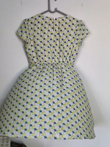 Floral Printed Short Dress - Western Wear
