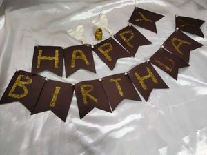 Birthday Tag Candel And Balloon