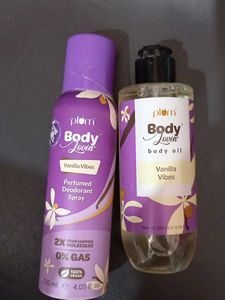 plum vanilla vibes combo set