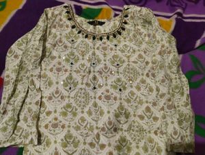 Green Kurta & plazo Set