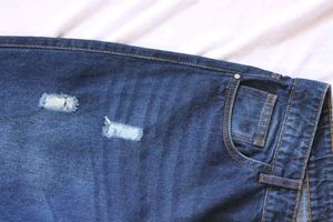 Distressed Wide Leg Jeans