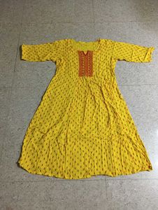 New Yellow Kurtis