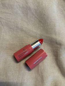Biotique Magicolor Lipstick And Zudio Cheek Shine