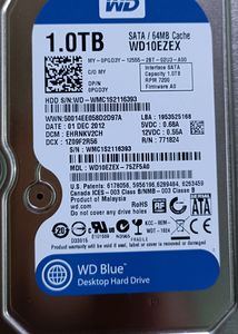 Western Digital 1TB Internal Hard Drive WD10EZEX