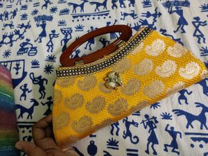 Sling Bag And Banarasi Purse